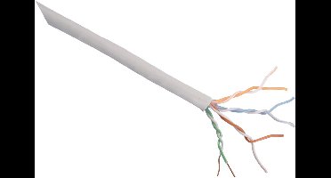 UTP kabel - CAT5E - 8-polig - AWG24 - 10 m - grijs
