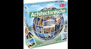 Tactic Architectonische wonderen van de Wereld – Kaartspel – Quizspel – Iconische Bouwwerken en Wereldarchitectuur – Kennis en Ontdekking – Van de Wereld Serie – 2 of Meer Spelers – Vanaf 12 Jaar