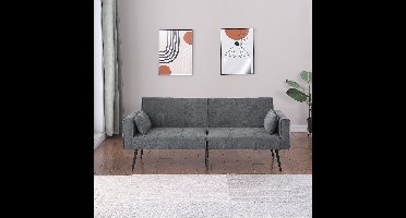 Gutent-Bank Convertibele slaapbank, opklapbare bank, opvouwbare futon slaapbank, slaapbank met verstelbare rugleuning voor woonkamer/appartement/slaapkamer/kantoor/kleine ruimtes