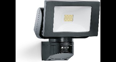 Steinel LED spotlight LS 150 black, 14.7 W spotlight, swivelling spot head, neutral white (4000 K), IP44