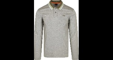 BOSS Polo Groen - Maat M - Heren - Longsleeve polo