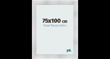 Your Decoration - Fotolijst 75x100 cm - MDF - Aluminium Geborsteld - Pisa