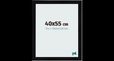 Your Decoration - Fotolijst 40x55 cm - MDF - Zwart Hoogglans - Pisa