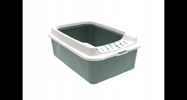 Rotho Bonnie Kattenbak met Rand - Groen