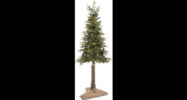 Springos Kunstkerstboom Op Stam | Dennenhout | 220 cm | Zonder Verlichting