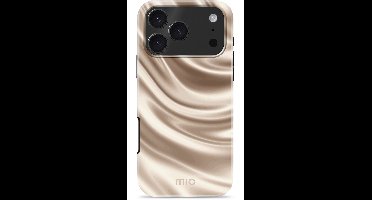 Mio by Mobilize Hoesje geschikt voor Apple iPhone 17 Pro MagSafe Telefoonhoesje Hardcase | Mio by Mobilize Backcover | Geschikt voor MagSafe | Geschikt voor Draadloos Opladen met Magnetische Ring | Geschikt voor MagSafe Case - Silky Dreams | Bruin