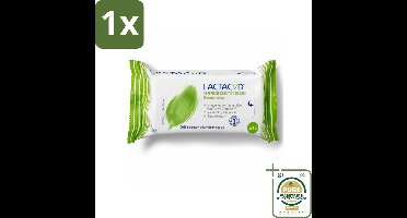 1 x Lactacyd Tissues Verfrissend 15 stuks per verpakking- Intieme Doekjes - Verfrissend - Hypoallergen - Melkzuur - Menthol