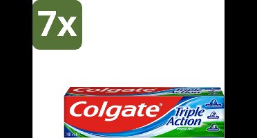 Colgate Tandpasta Triple Action 100 ml - Bulkverpakking - 7 stuks