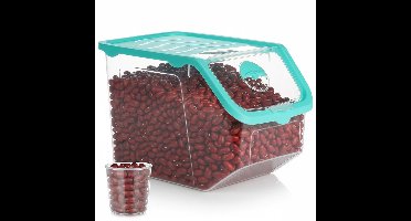 Doos voor Groenten en Fruit met Deksel Transparante 12 l - Aardappelbak - Aardappelpot - Bewaardoos - Container - Koelkast Organizer - Opbergbox - Fruitkist