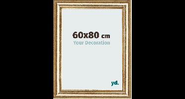 Your Decoration - Fotolijst 60x80 cm - MDF - Goud Antiek - Lazio