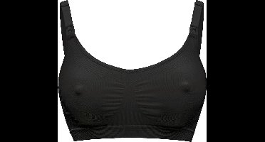 Medela Keep Cool bh - Naadloze voedingsbh - Zwangerschapsbh met 2 ademende zones - Soft Touchmateriaal - Zwart - Maat XL