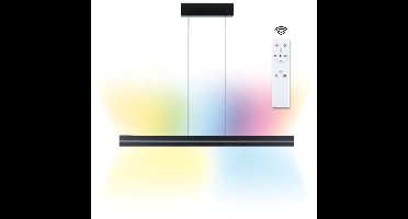 LED-hanglamp Raiko RGBW+ dimbaar 1400lm / 240lm 19W / 6W Zwart
