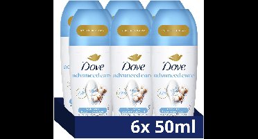 DOVE Advanced Care Anti-Transpirant Deodorant Roller - Fresh Cotton & Sea Minerals - deo met Pro-Ceramide technologie, kalmeert de huid en helpt herstellen - 6 x 50 ml