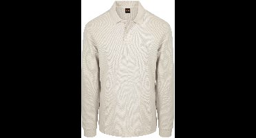 BOSS Petempestolong Long Sleeve Polo Ecru - Maat M - Heren - Longsleeve polo