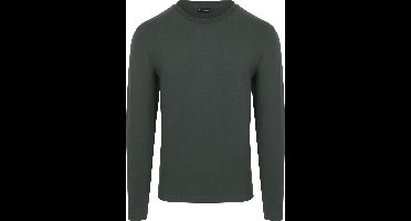 Suitable Respect Longsleeve Heavy T-shirt Donkergroen - Maat XXL - Heren - Casual T-shirts