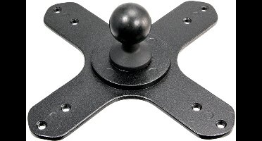 VESA 75 / VESA 100 to 25mm Ball Mount Bracket Adapter