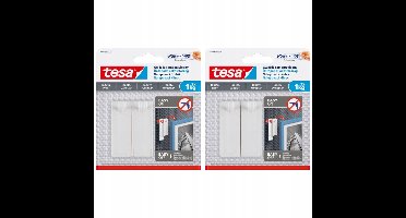 Tesa - Zelfklevende Spijker - Voor behang en pleister - 1kg - 2 verpakking