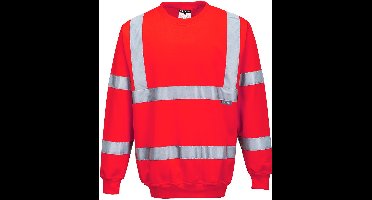 Portwest Hi-Vis Sweatshirt B303 - Rood - XXXL
