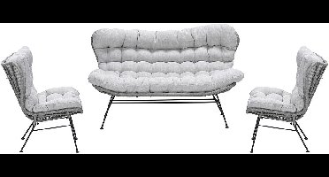 Garden Impressions Melfort loungeset 3-delig - grey sand
