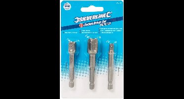 Silverline Doppenset - Chroom Vanadium Staal - 3 Delig - Voor Diverse Maten