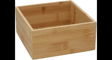 Gerimport Lade bakjes organiseer set - 6x delig - bamboe hout - opbergsysteem - 30 x 70 cm - opbergen - sorteren - lade verdelers