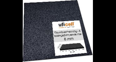 Bouwbeschermingsmat en Antitrillingsmat voor Wasmachines en Drogen - 61x61 cm