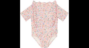 Little Dutch Badpak met Korte Mouwen - Dreamy Flowerfield - Maat 62/68