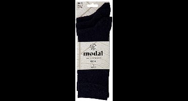 Apollo - 6-Pack - Modal Sokken - Zijdezacht - Vochtabsorberend - Heren / Dames - marine - 39-42 - 121461000