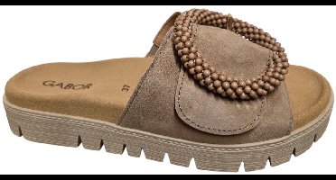 Gabor 745.5 Slippers - Dames - Beige - Maat 38