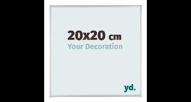 Your Decoration - Fotolijst 20x20 cm - Aluminium - Zilver Mat - Kent