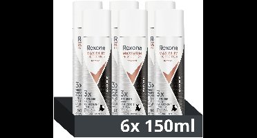 Rexona Women Maximum Protection Anti-Transpirant Spray - Invisible - met Dry-Defense Microtechnologie en 3x meer bescherming* - 6 x 150 ml