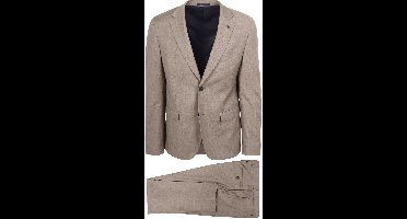 Suitable Toulon Kostuum Wol Sand - Maat 48 - Heren