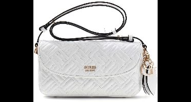 GUESS schoudertas Sally Convertible Xbody Flap White wit