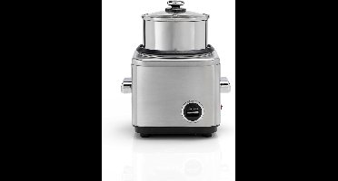Core® Stoomkoker - Stoomkokers - Stoompan - Geborsteld roestvrij staal - Zilver - 27cm x 25cm x 25cm