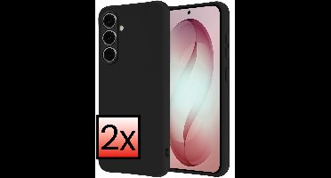 Hoesje - 2 Stuks - Geschikt voor Samsung Galaxy S26 Plus - Sterk & Shockproof - Case Siliconen - Back Cover - Telefoon Hoes - Zwart