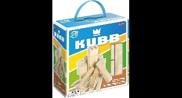 Tactic Kubb – Vang- en werpspel – Origineel Zweeds Werpspel In Handige Draagbare Doos – Duurzaam Grenenhout