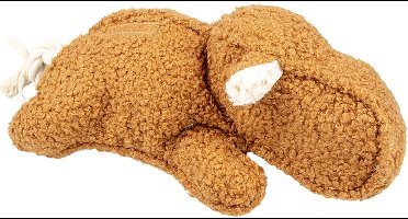 Emmy teddy stof hondenspeeltje 30x14x12cm bruin