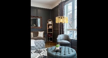 Globo - hanglamp - LEEDS - goud - metaal - Ø 35cm - E27 - 33080145