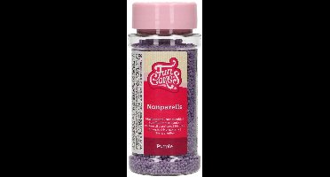 FunCakes Musketzaad Paars - 80g - Suikerdecoratie - Eetbare Taartdecoratie