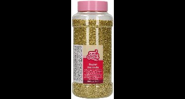 FunCakes Sugar Strands - Metallic Goud - 800g - Sprinkles - Eetbare Taartdecoratie