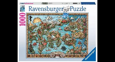 Ravensburger puzzel Geheimzinnig Atlantis - Legpuzzel - 1000 stukjes