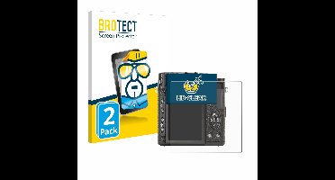 BROTECT - Screenprotector voor Fujifilm X10 - Folie Beschermfolie transparant 2 Stuks