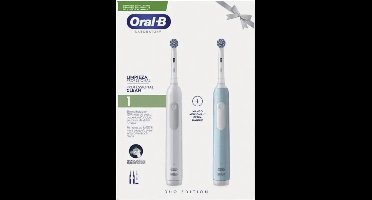 Oral-B Electrische tandenborstel Pro 1 Duo White & Blue