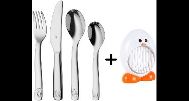 WMF Kinderbestek Farm 4-delig - Inclusief GRATIS Cookinglife Eiersnijder Kuiken