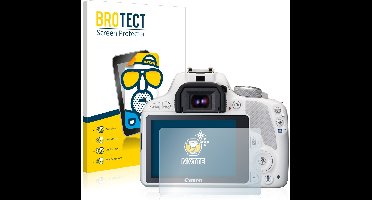 BROTECT - Screenprotector voor Canon EOS 100D - Folie Beschermfolie matte 2 Stuks