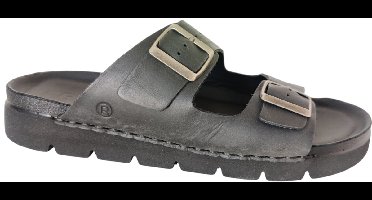 Rohde 6703 90 Slippers Zwart Leer Heren - Zwart - 42