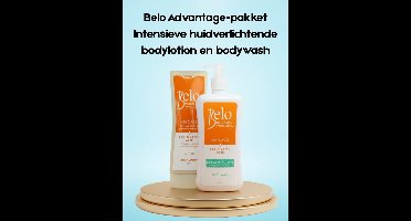 Belo Voordeelpakket – Intense Skin Lightening Body Lotion & Body Wash – Verhelderende & Hydraterende Set – Verminderde Donkere Vlekken, Egaliseert de Huidtint & Hydrateert Intensief – Voor een Gladde, Stralende & Gezonde Huid