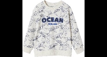 Vertbaudet Jongensshirt in sweaterlook met print