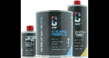 CROP 2K Primer Filler GRIJS - ACTIESET 2,25 liter