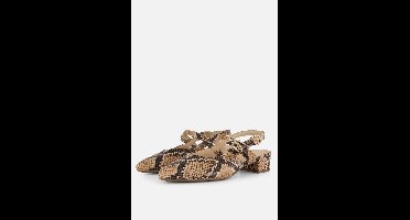 Gabor Instappers Python beige Leer - Maat 7,5